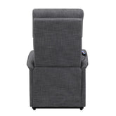 Herrera Power Lift Recliner with Wired Remote Charcoal 609406P