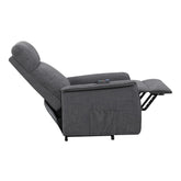 Herrera Power Lift Recliner with Wired Remote Charcoal 609406P