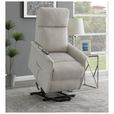 Herrera Power Lift Recliner with Wired Remote Beige 609407P