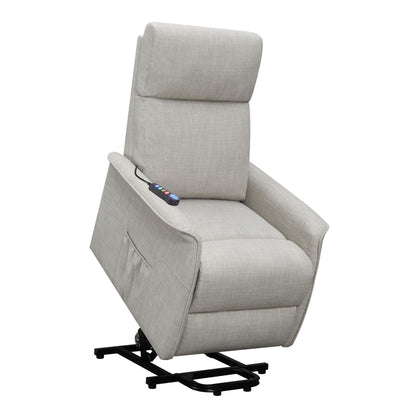 Herrera Power Lift Recliner with Wired Remote Beige 609407P