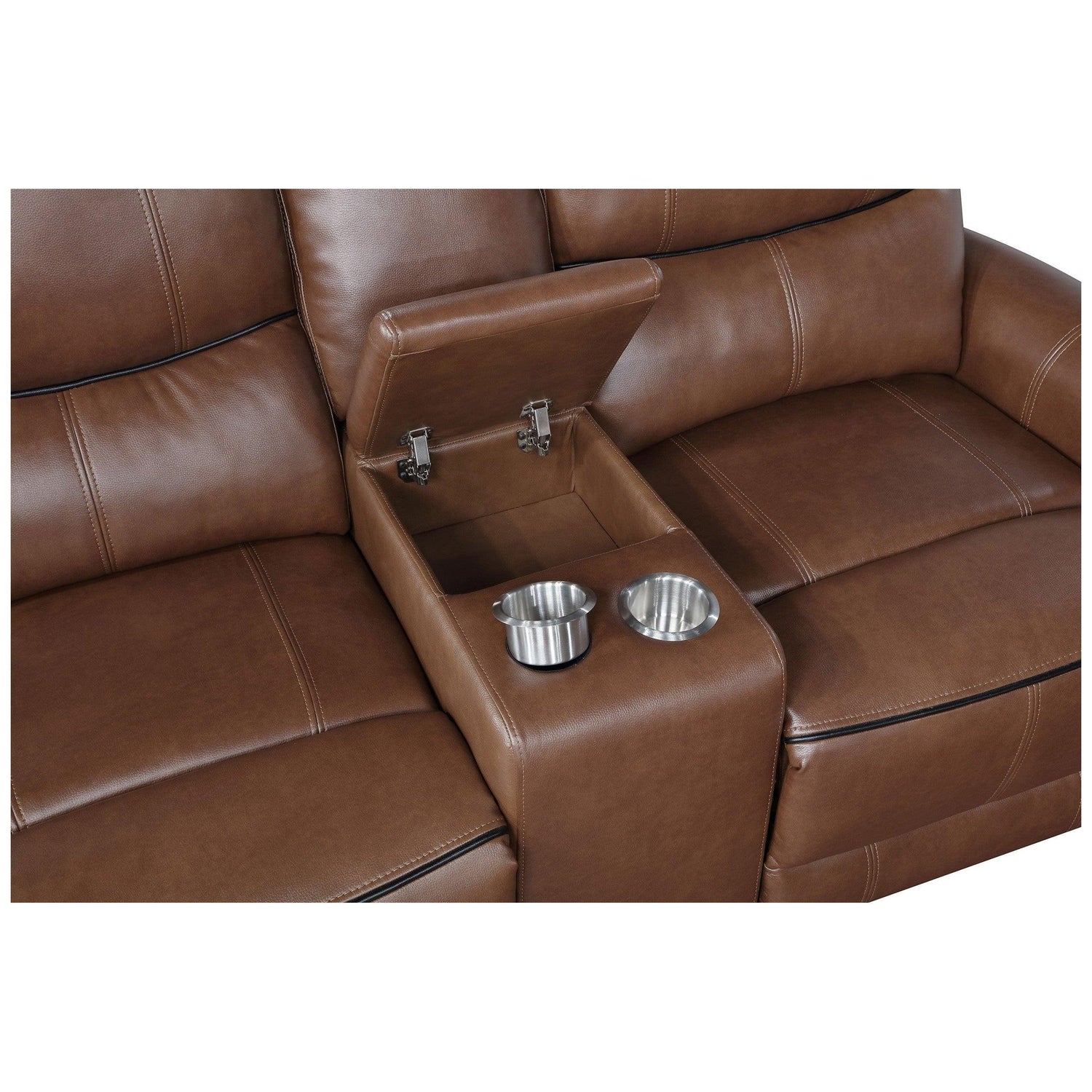 Shop Broyhill Broyhill Wellsley Leather Power Reclining Sofa