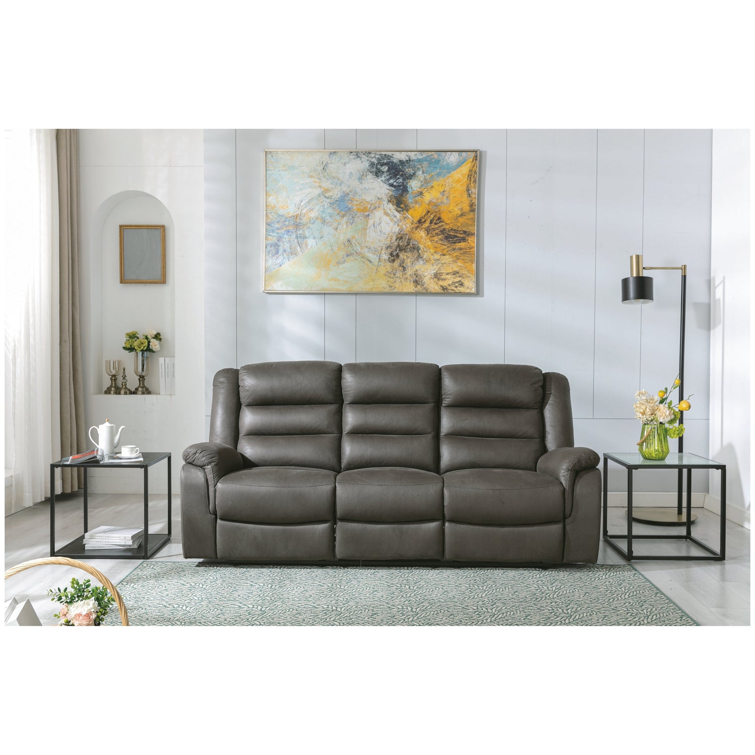 Welota Reclining Sofa with Drop Down Table