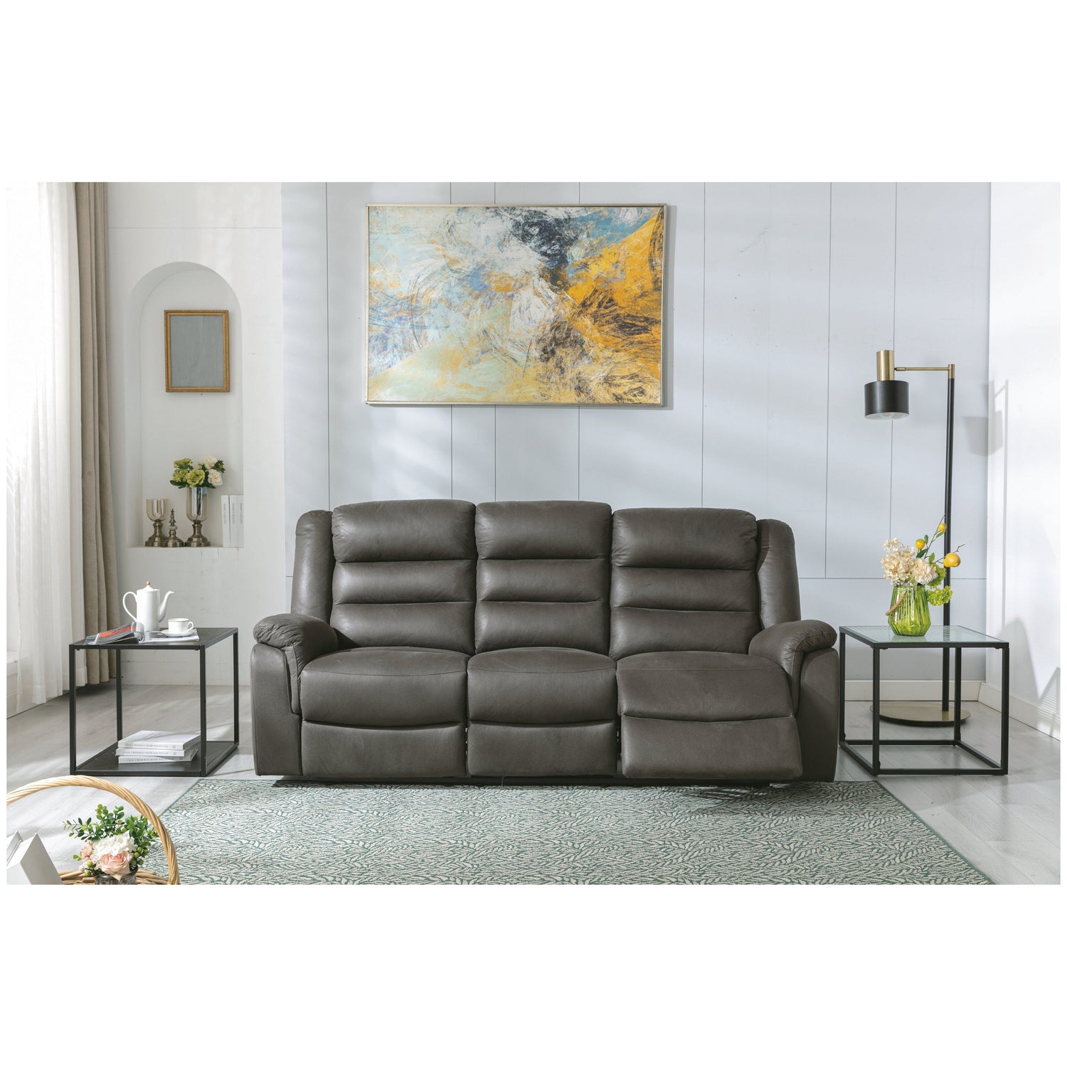 Welota Reclining Sofa with Drop Down Table