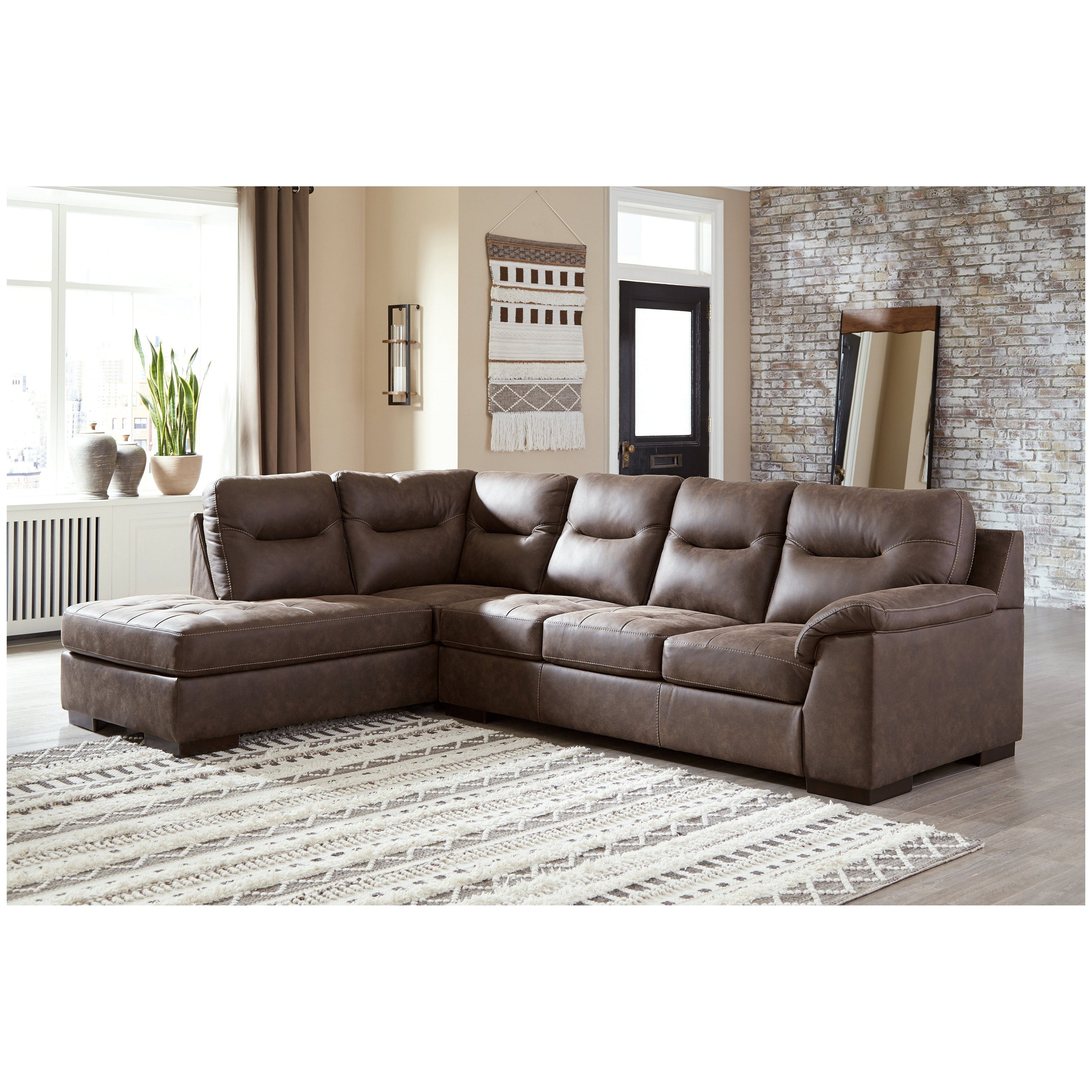 Maderla 2-Piece Sectional with Chaise Ash-62002S1