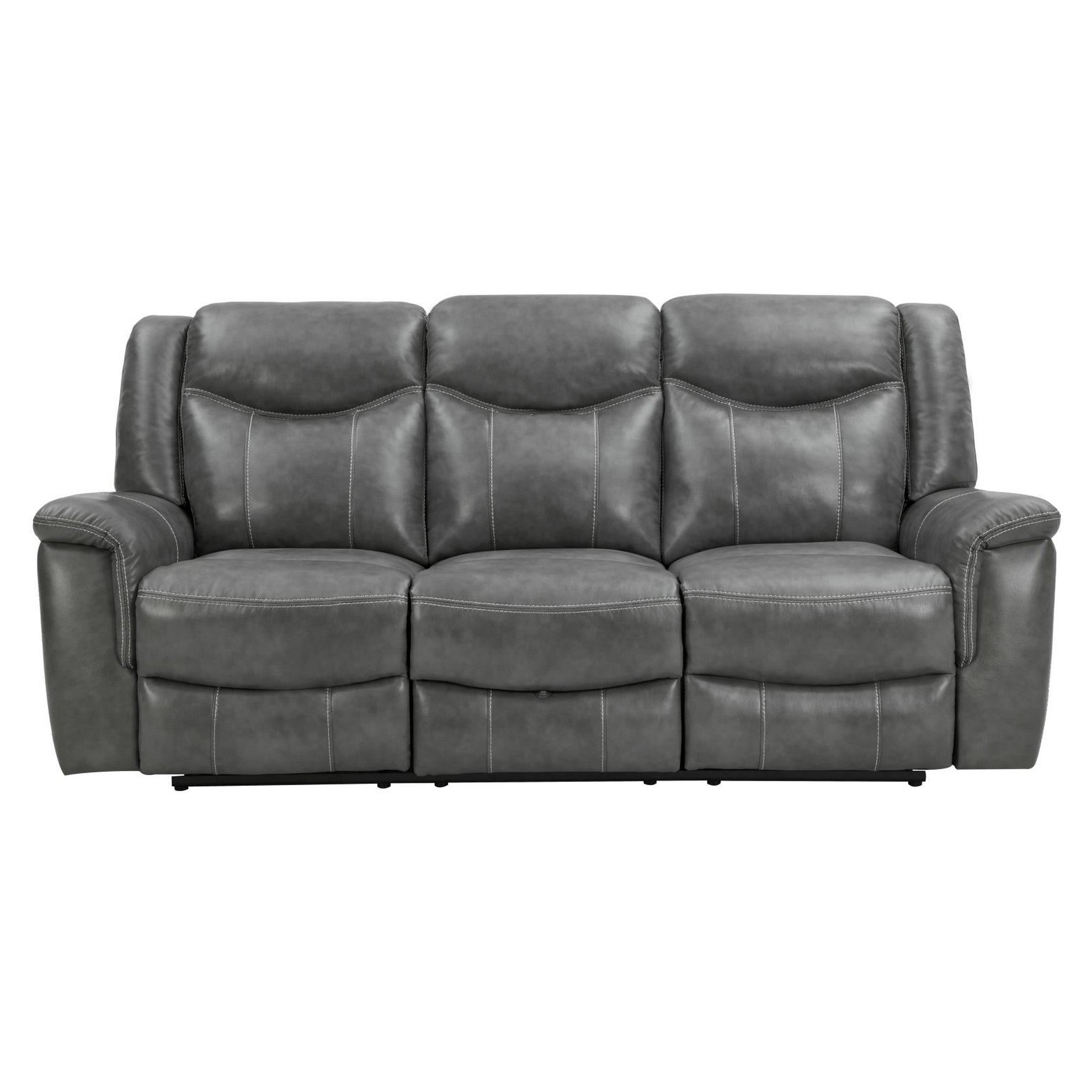 Conrad Upholstered Motion Sofa Cool Grey 650354