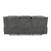 Conrad Upholstered Motion Sofa Cool Grey 650354