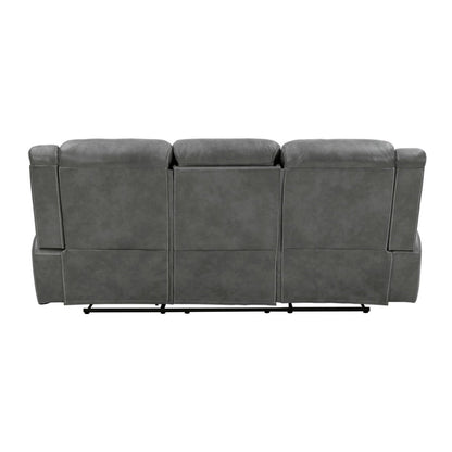 Conrad Upholstered Motion Sofa Cool Grey 650354