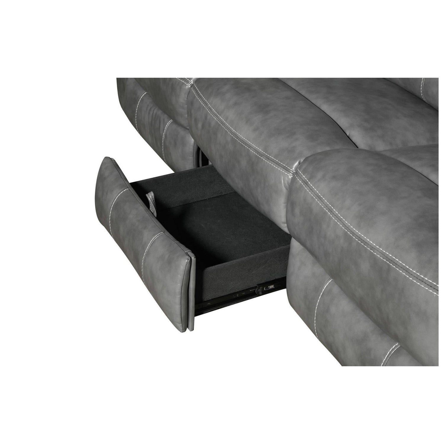 Conrad Upholstered Motion Sofa Cool Grey 650354