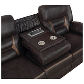 Greer Upholstered Tufted Back Motion Sofa 651354