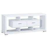 Darien 2-drawer Rectangular TV Console White 700113