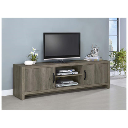 Hays 2-door TV Console Grey Driftwood 701025