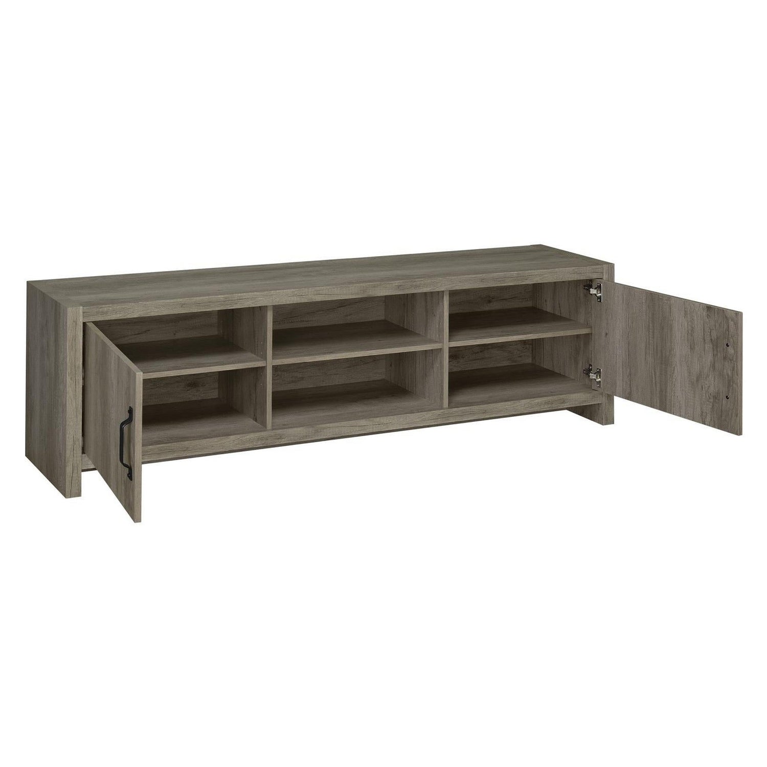 Hays 2-door TV Console Grey Driftwood 701025