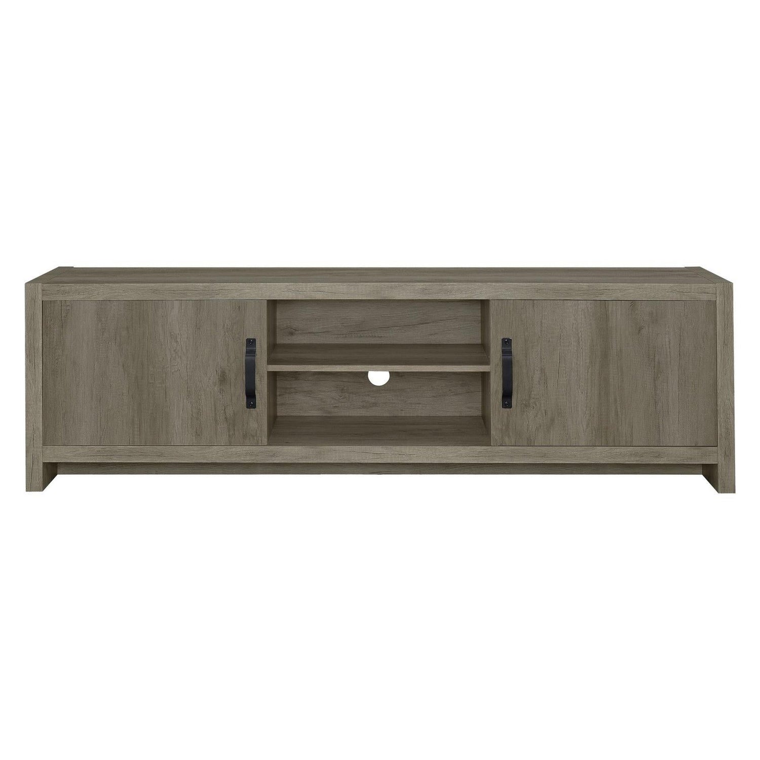 Hays 2-door TV Console Grey Driftwood 701025