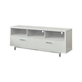 Casey 2-drawer Rectangular TV Console White 701972