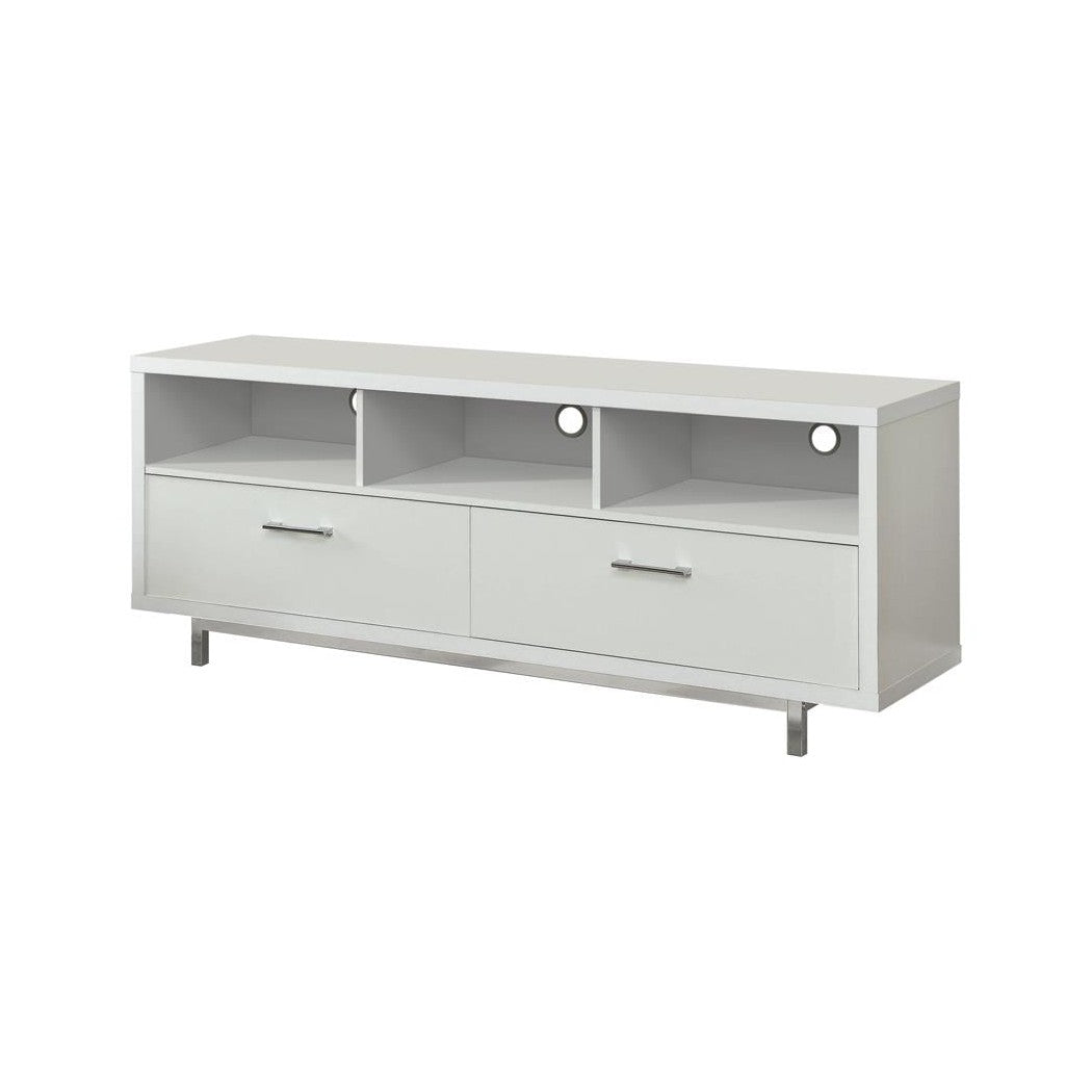 Casey 2-drawer Rectangular TV Console White 701972
