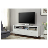 Casey 2-drawer Rectangular TV Console White 701972