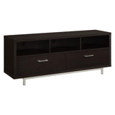 Casey 2-drawer Rectangular TV Console Cappuccino 701973