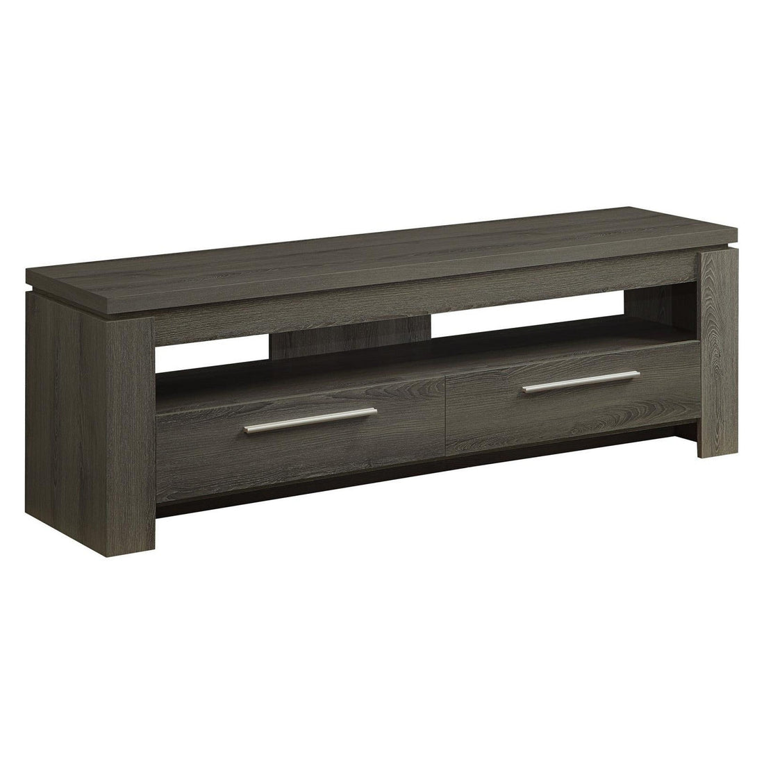 Elkton 2-drawer TV Console Weathered Grey 701979