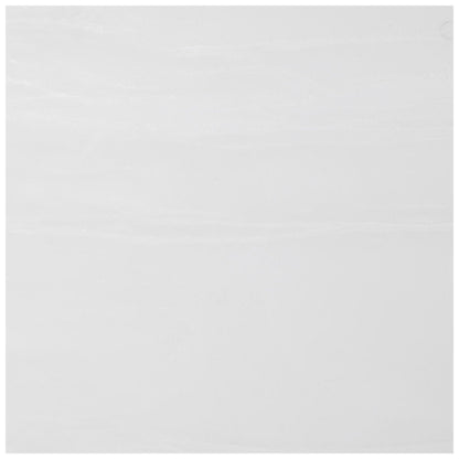Adabella U-base Rectangle Coffee Table White and Chrome 708538