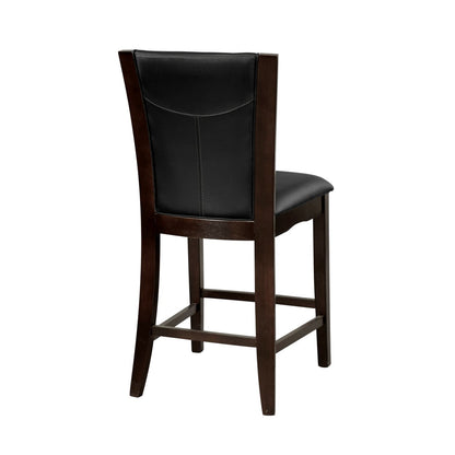 COUNTER HEIGHT CHAIR, DARK BROWN P/U 710-24