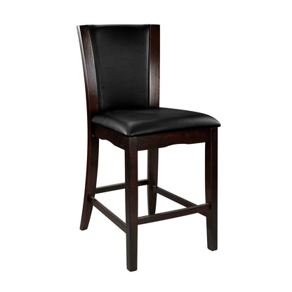 COUNTER HEIGHT CHAIR, DARK BROWN P/U 710-24