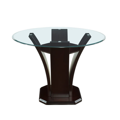 5PC SET (TABLE + 4 COUNTER HEIGHT CHAIRS) 710-36RD*5