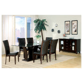(3) 42*72 DINING TABLE, GLASS TOP 710-72*