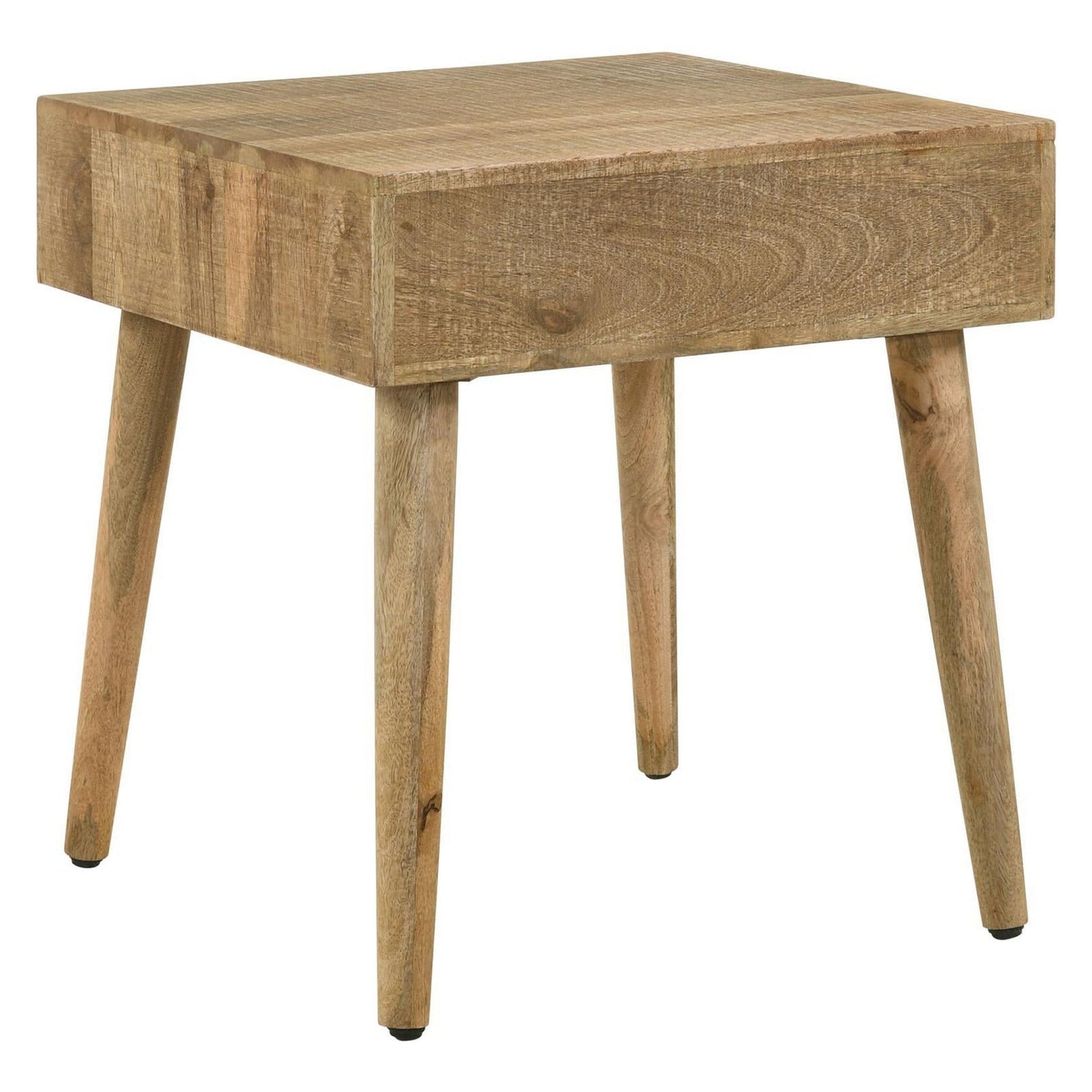 Zabel Square 1-drawer End Table Natural 724257