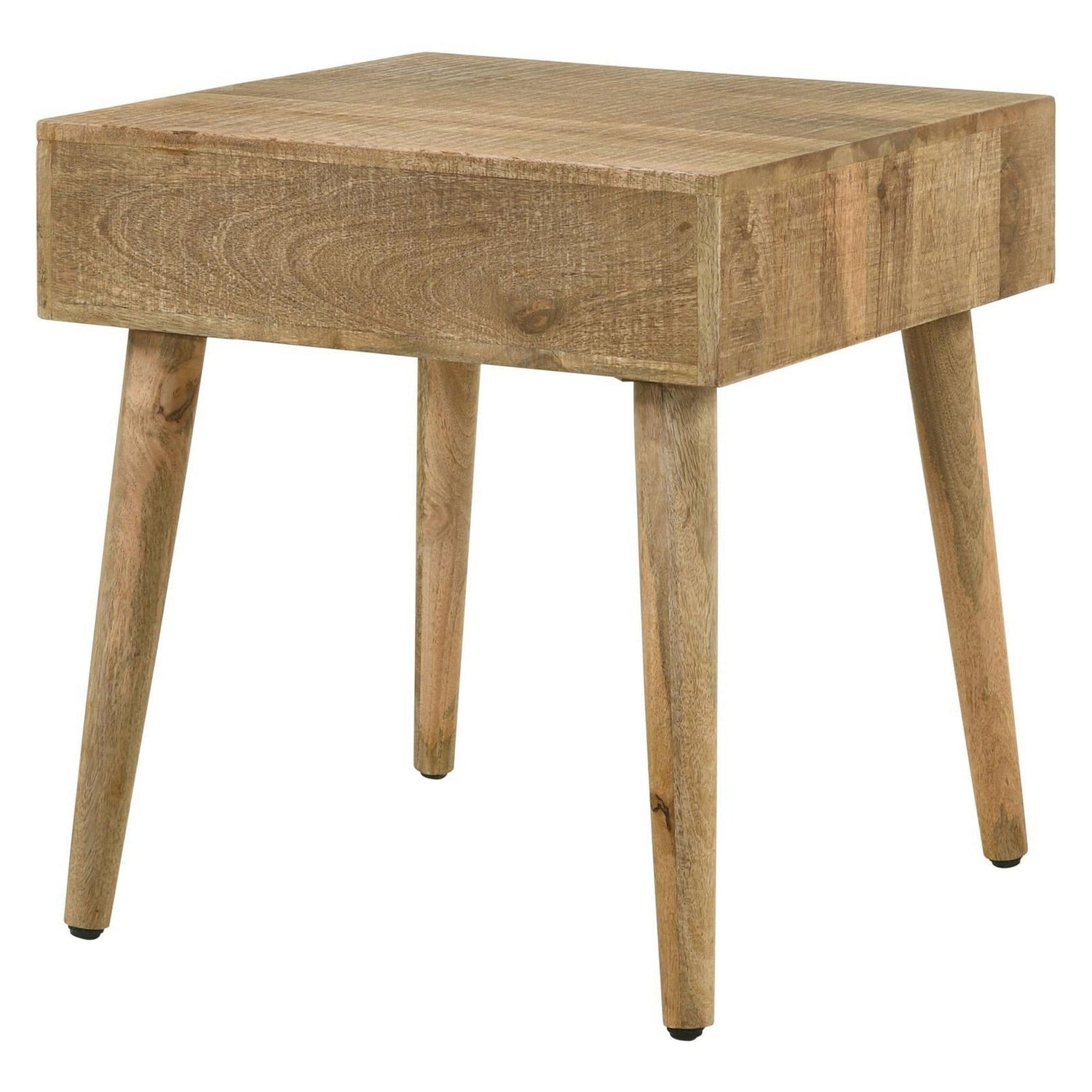 Zabel Square 1-drawer End Table Natural 724257
