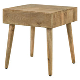 Zabel Square 1-drawer End Table Natural 724257
