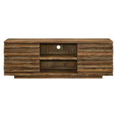 Julia 2-door TV Console with Adjustable Shelf Natural 724262