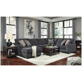 Tracling 3-Piece Sectional with Chaise Ash-72600S1