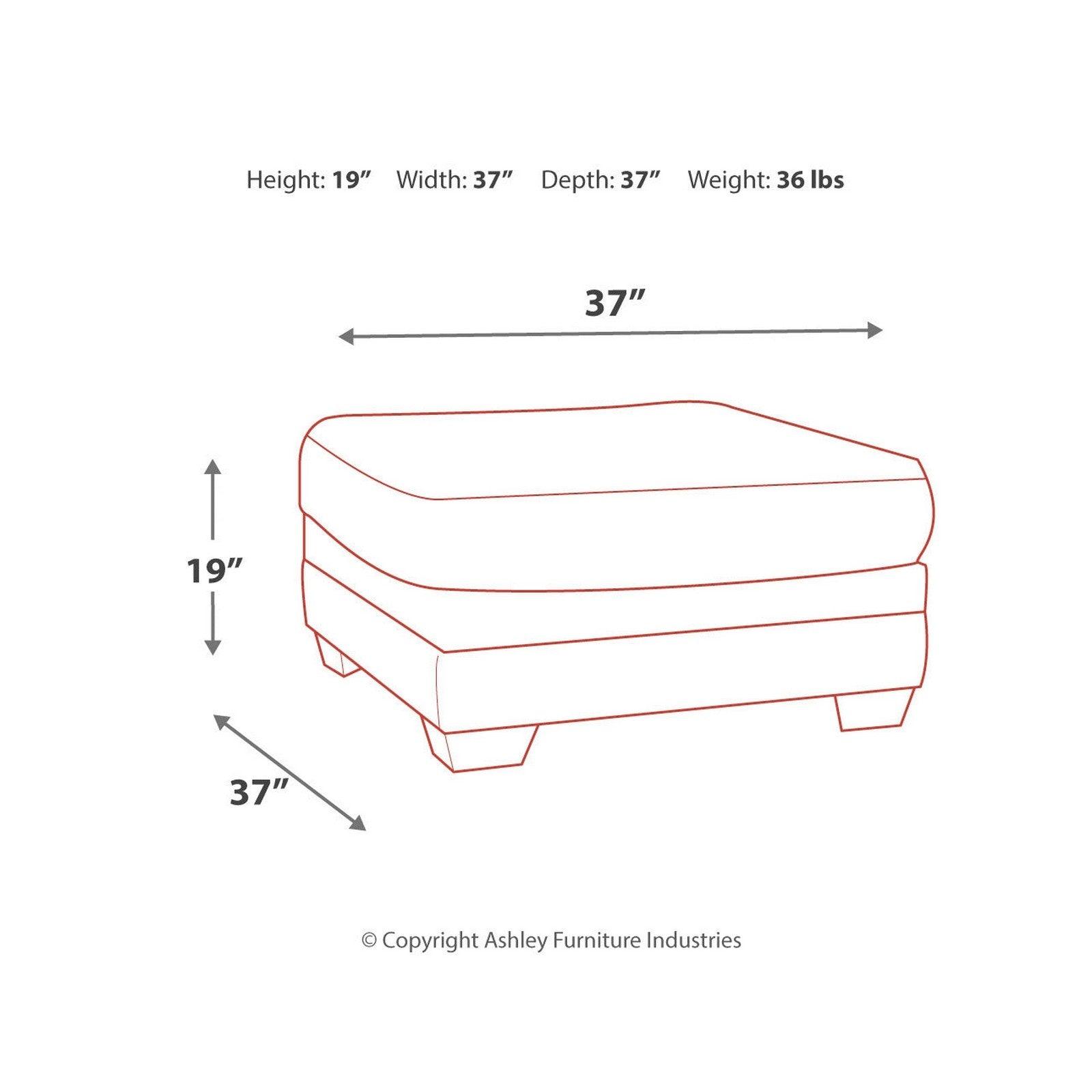 Tracling Oversized Ottoman Ash-7260008