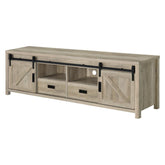 Madra Rectangular TV Console with 2 Sliding Doors 736263