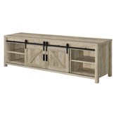 Madra Rectangular TV Console with 2 Sliding Doors 736263