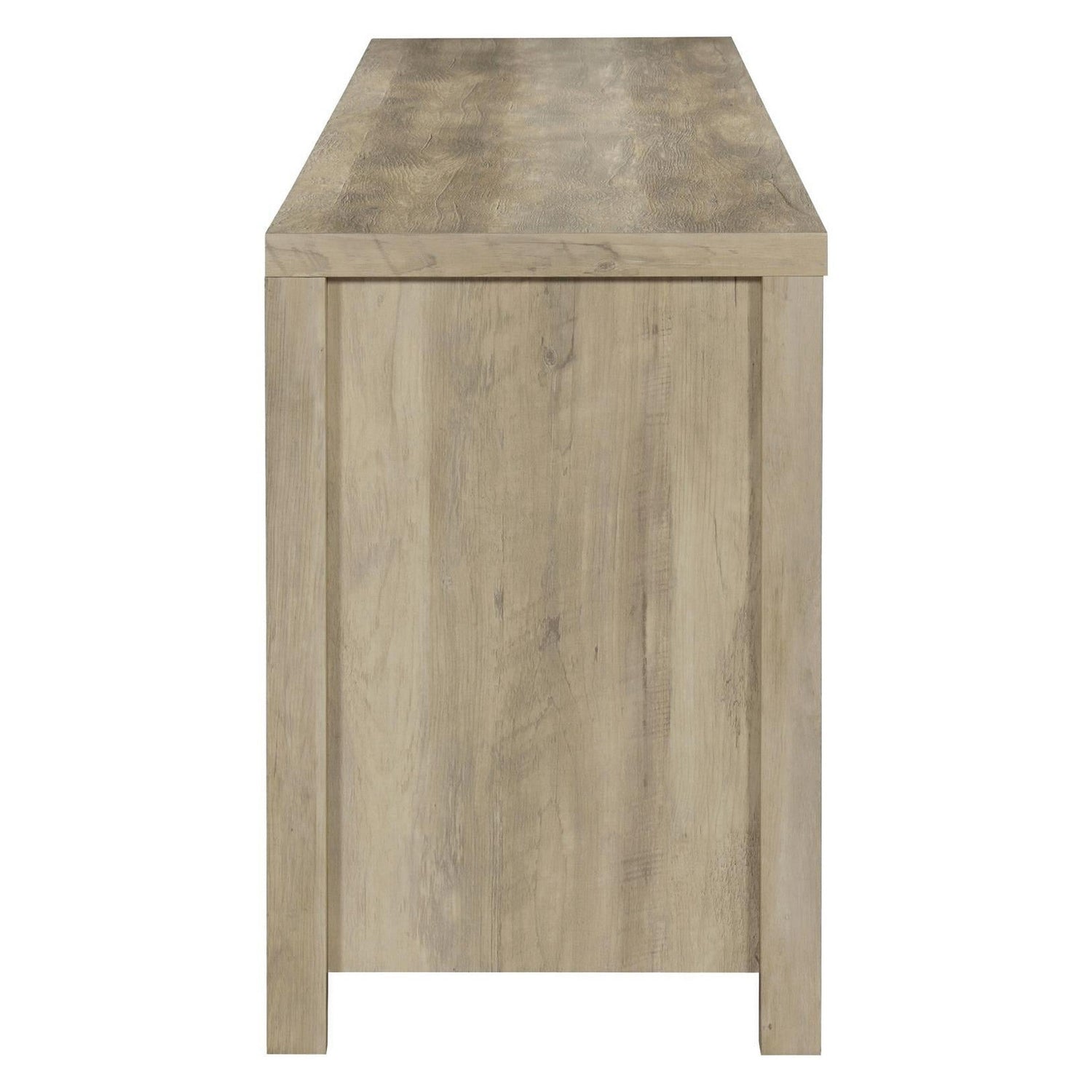 Madra Rectangular TV Console with 2 Sliding Doors 736263