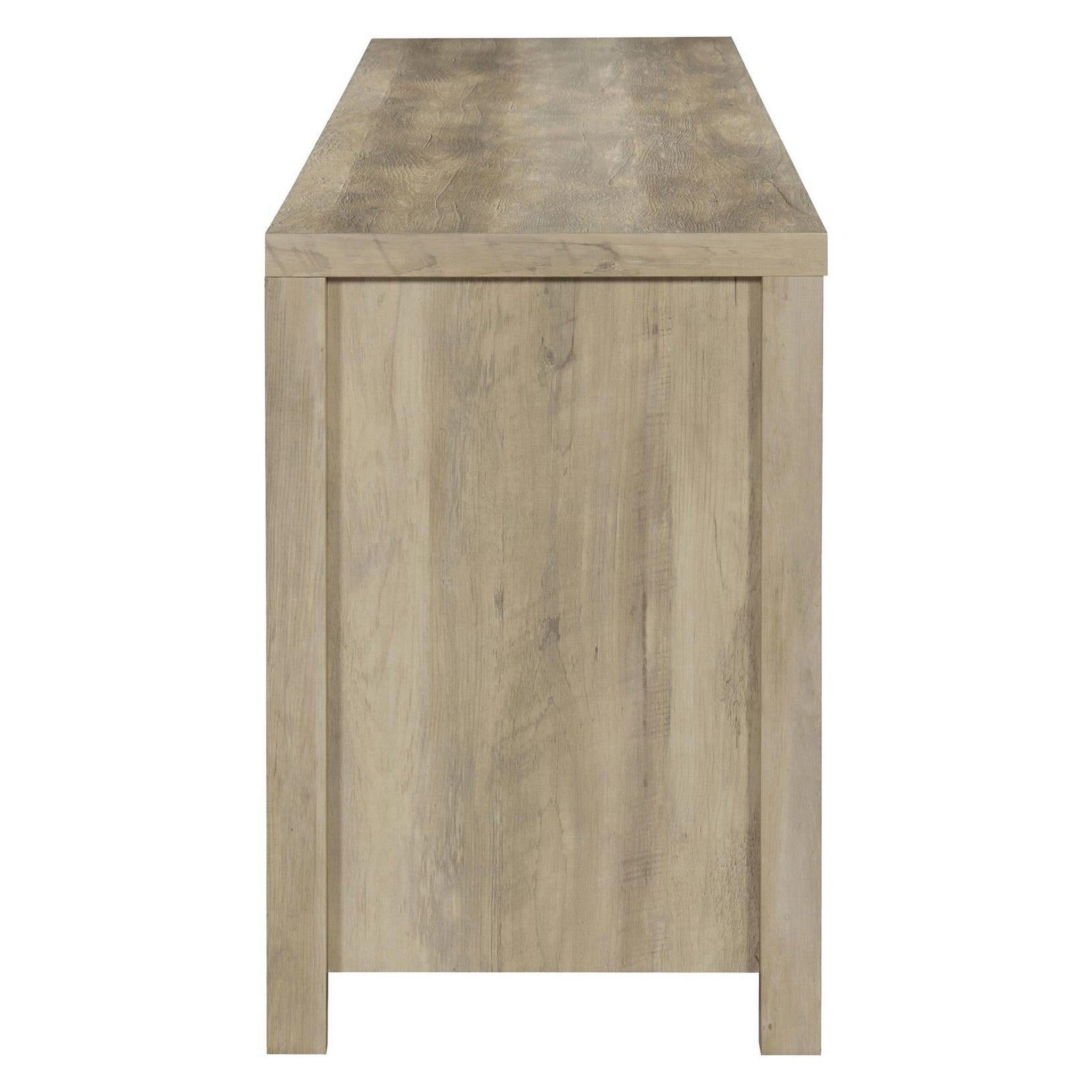 Madra Rectangular TV Console with 2 Sliding Doors 736263