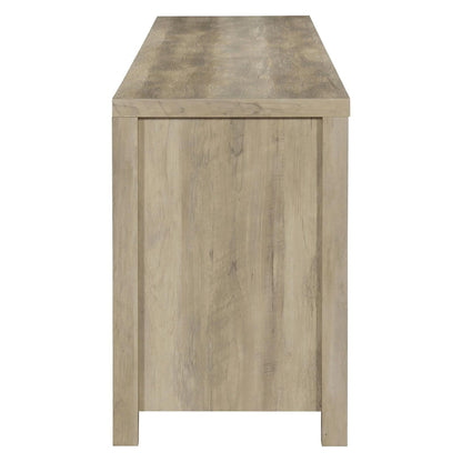 Madra Rectangular TV Console with 2 Sliding Doors 736263