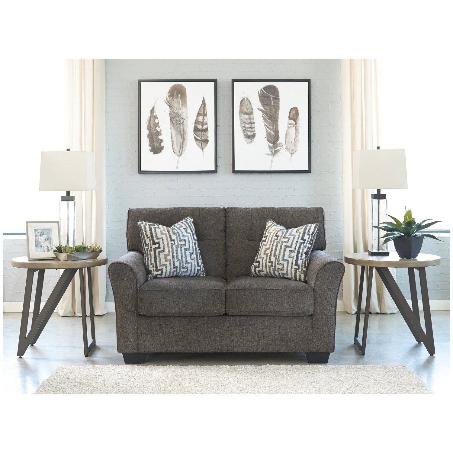 Alsen Sofa and Loveseat Ash-73901U1