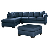 Darcy 2-Piece Sectional with Ottoman Ash-75007U6