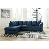 Darcy 2-Piece Sectional with Ottoman Ash-75007U6