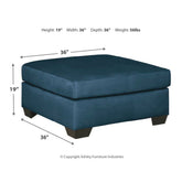 Darcy 2-Piece Sectional with Ottoman Ash-75007U6