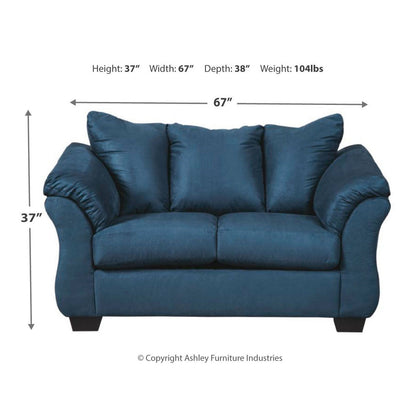 Darcy Sofa and Loveseat Ash-75007U1