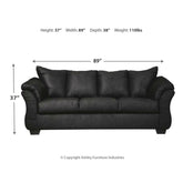 Darcy Sofa and Loveseat Ash-75007U1