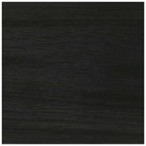 Square End Table Faux Grey Marble and Black 753517
