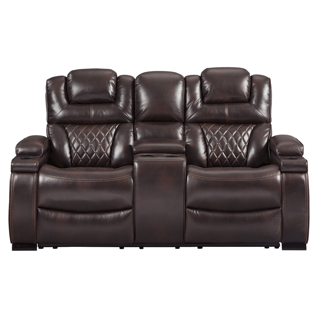 Warnerton Power Reclining Loveseat with Console Ash-7540718