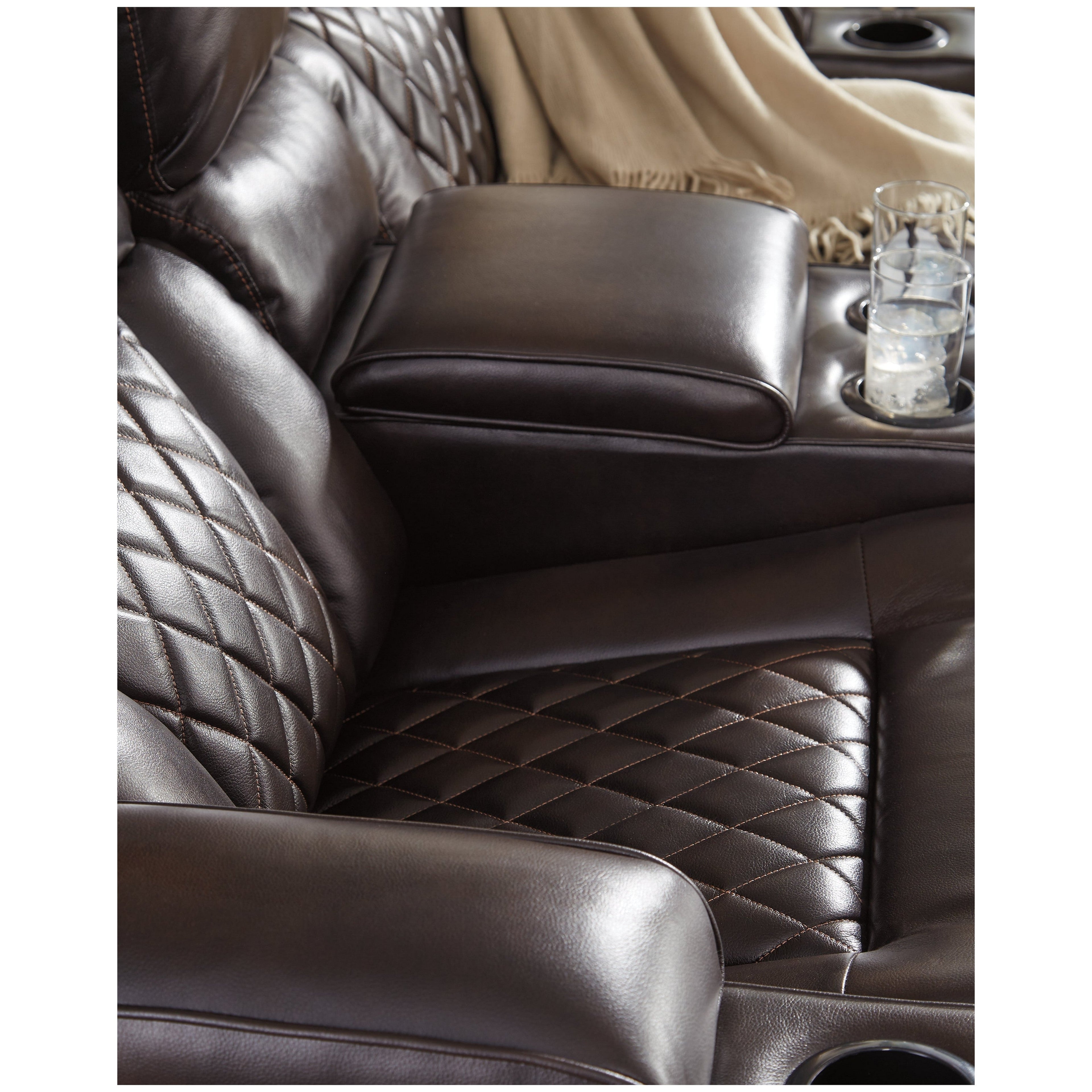 Warnerton Power Reclining Sofa Ash-7540715