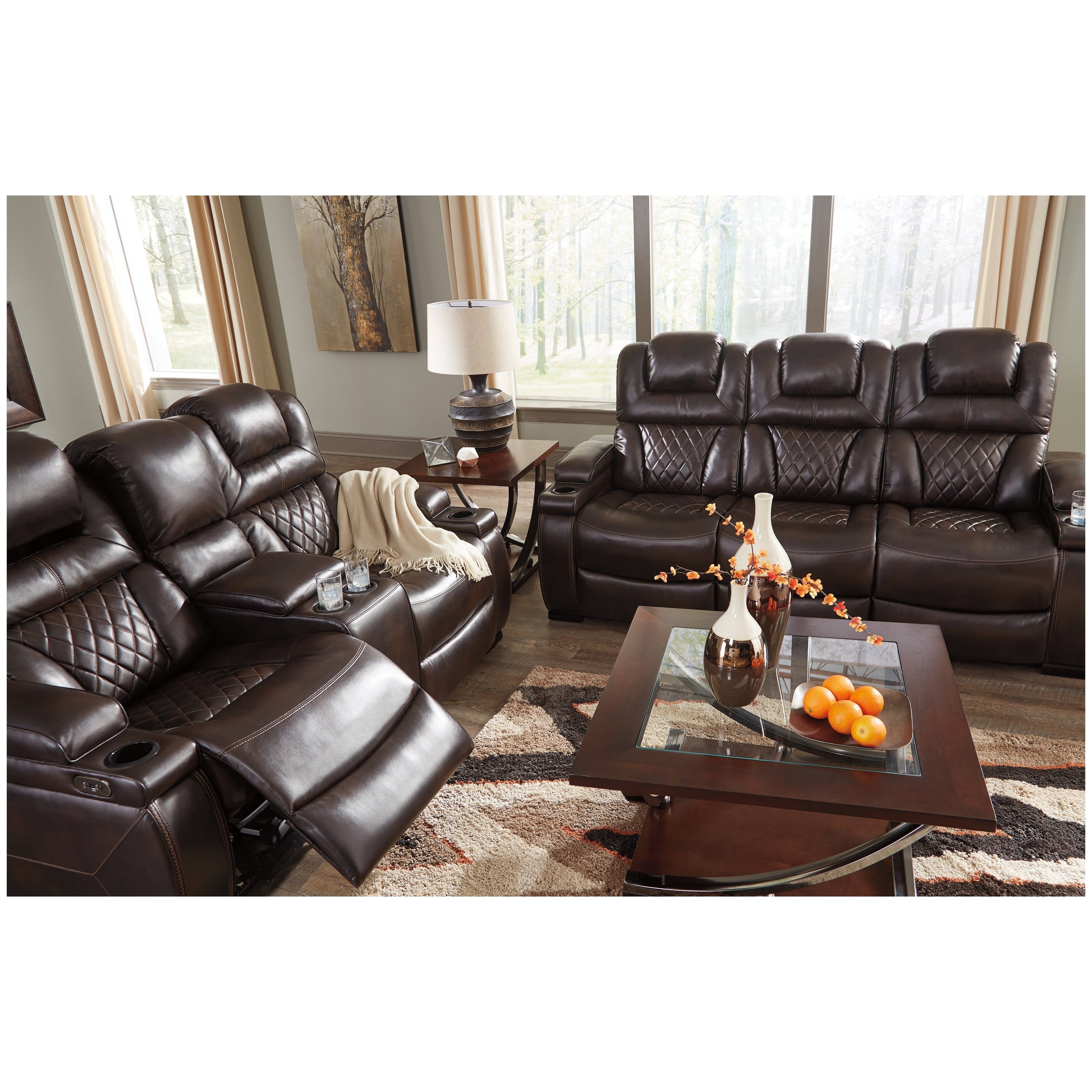 Warnerton Power Reclining Sofa Ash-7540715