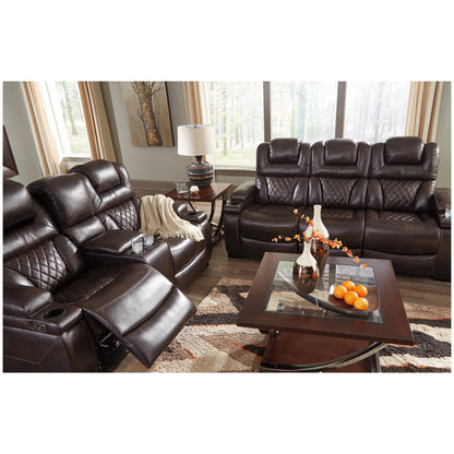 Warnerton Power Reclining Sofa Ash-7540715