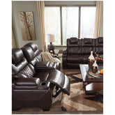 Warnerton Power Reclining Sofa Ash-7540715